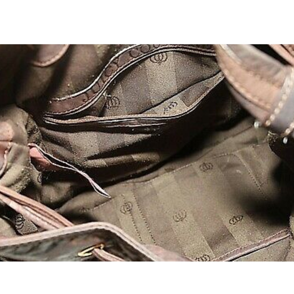Juicy Couture Lolita Brown Leather drawstring bag - Picture 5 of 7